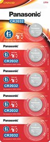 Tira de Bateria de Lithium Botão, Panasonic, CR2032-1BT - Foto 2