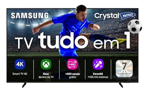 Samsung Smart TV 43" Crystal UHD 4K U8100F 2025