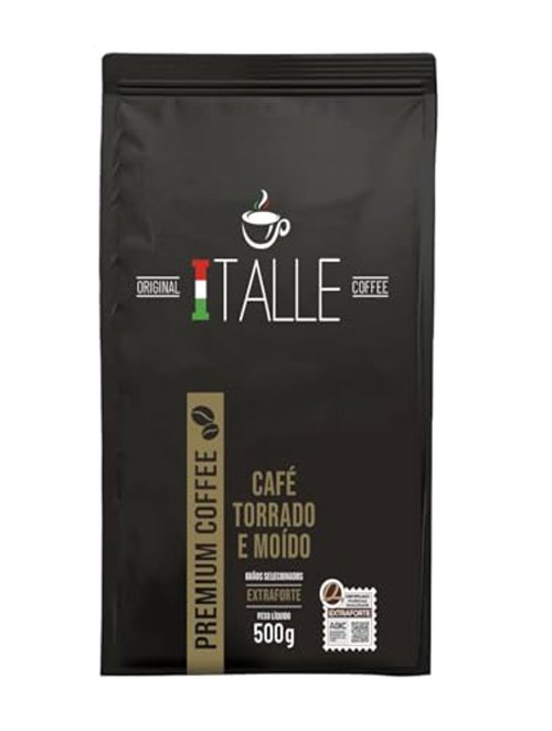Café Torrado e Moido Cafe ExtraForte Café Italle Café em Pó 500g