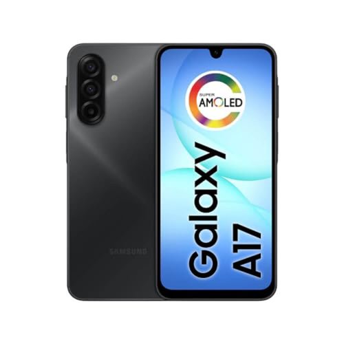 Celular Samsung Galaxy A17, 256GB, 8GB, 50MP Tela 6.7", IP54 - Preto