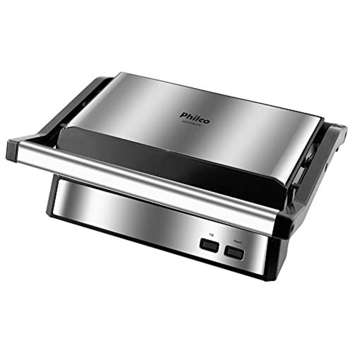 Grill e Sanduicheira 2 em 1 Inox PGR21PI Philco 220V