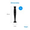 Mixer Vertical Turbo Chef Elgin 3 em 1 200W Preto 220v - Foto 4
